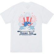 Uncle Sam Crab Tee- White