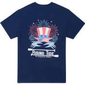Uncle Sam Crab Tee- Navy
