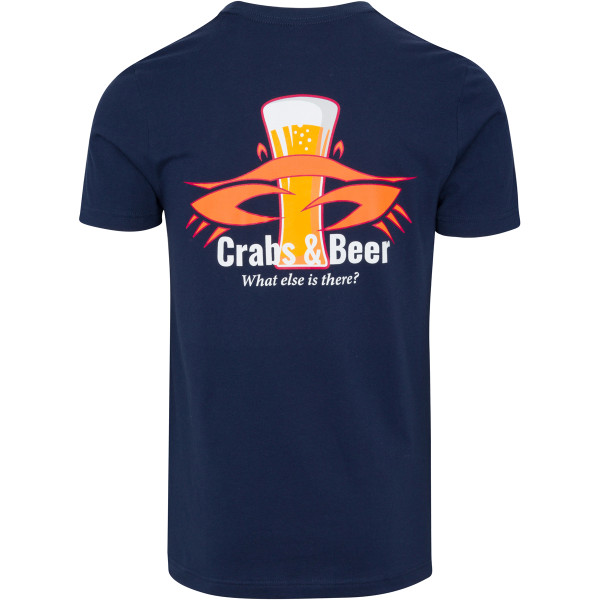 Crab and Beer Tee - Navy