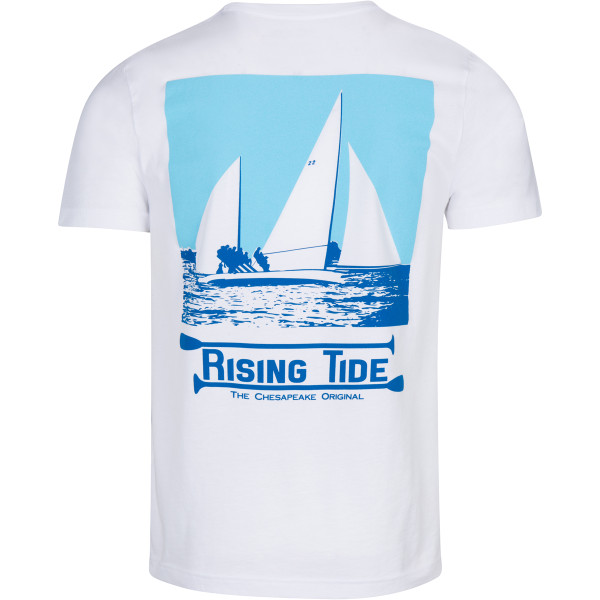 Rising Tide Log Canoe Tee - White