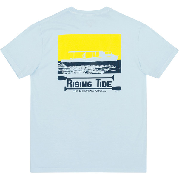 Classic Chesapeake Work Boat Tee- Chambray