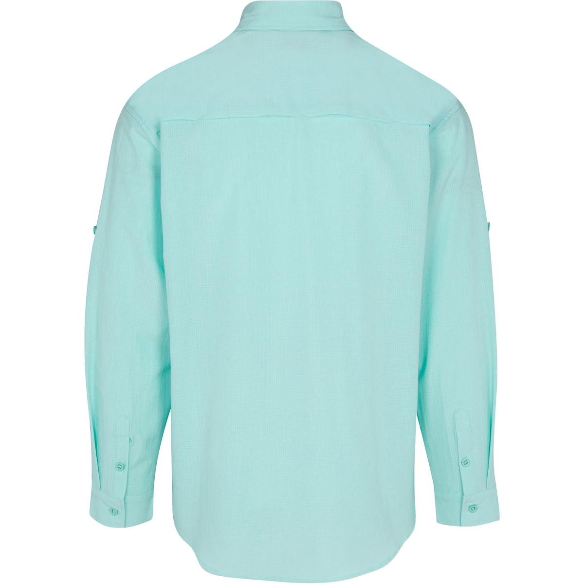 Men's Bimini Long Sleeve Fishing Shirt - Gulf Blue - Rising Tide Style