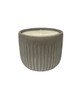 Grooved Cement Citronella Outdoor Candle