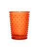 Sicilian Orange Votive Hobnail Glass Candle