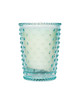 Blue Agave Votive Hobnail Glass Candle