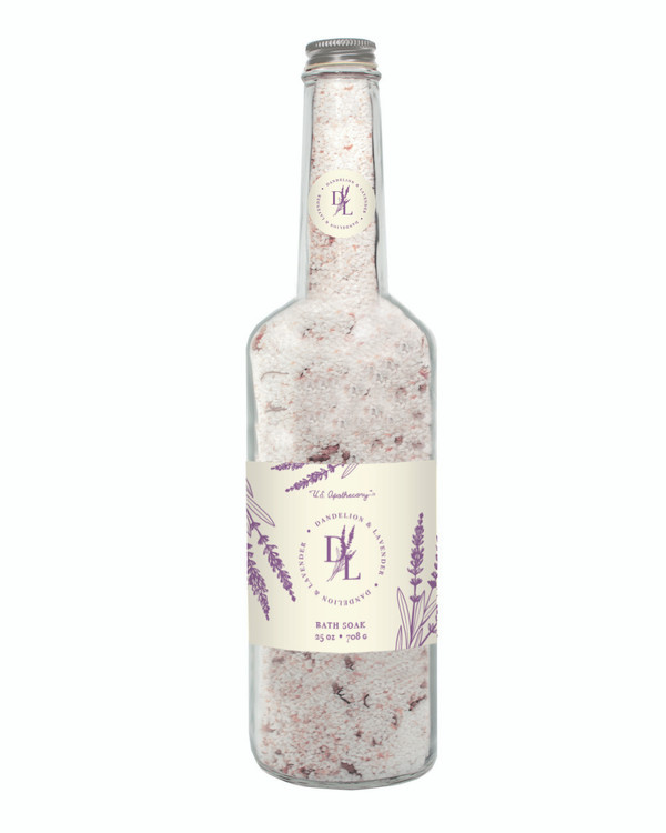 Dandelion & Lavender Bath Soak Salt