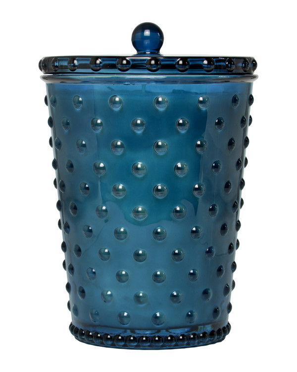 Grande Ambergris Hobnail Glass Candle