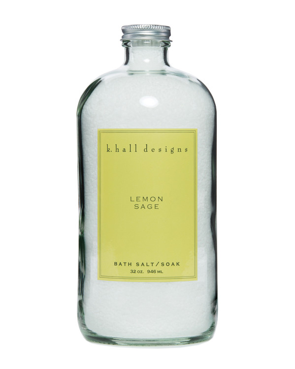 Lemon Sage Bath Soak Salt
