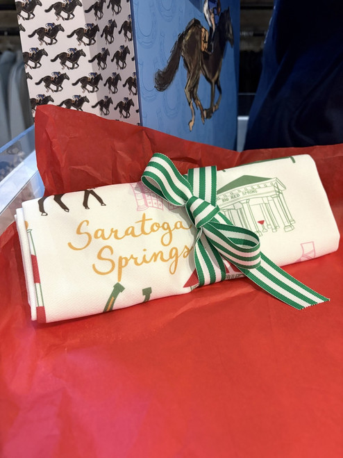 Saratoga Landmark Tea Towel