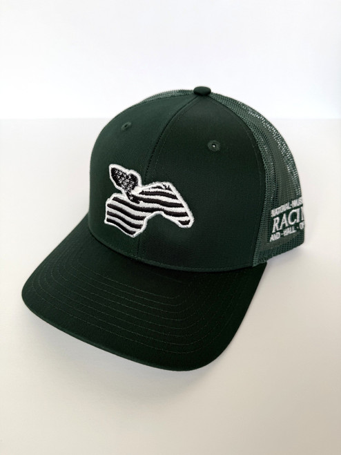 Museum Logo Trucker Hat-Green