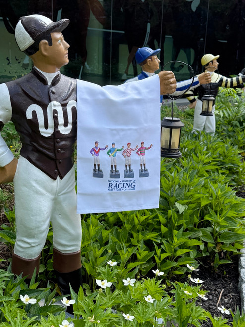 Jockey Statue Dish Towel