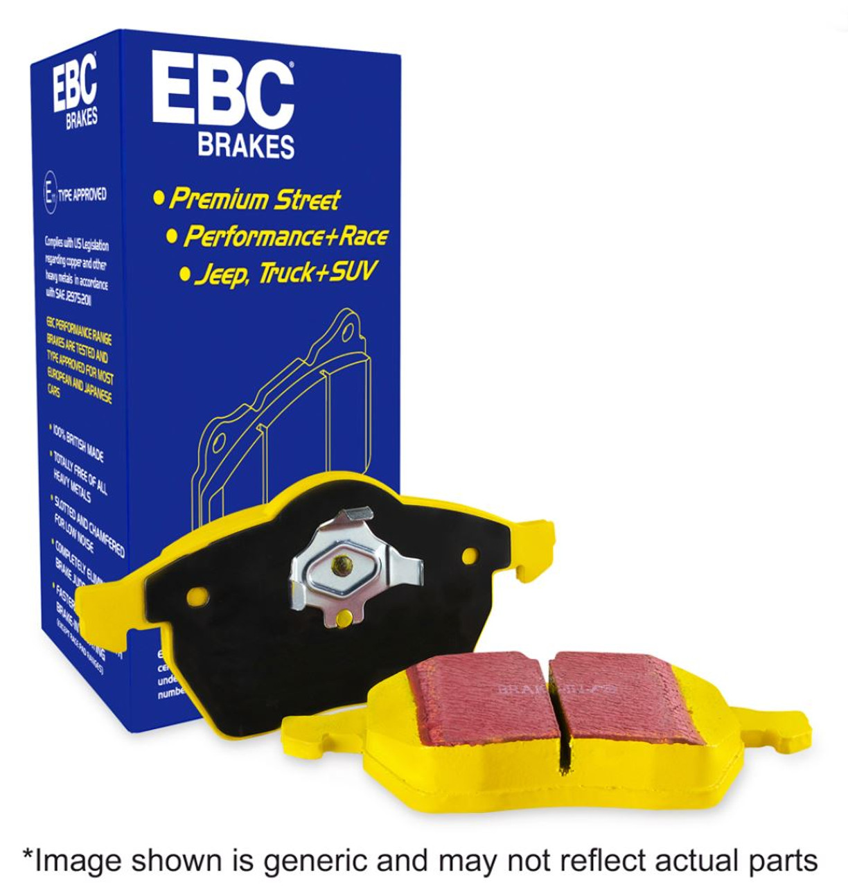 DP41239R EBC Yellowstuff Street and Track Performance Brake Pads