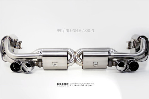 Kline Innovation Inconel Valved Exhaust System to fit Porsche 991 911 Carrera