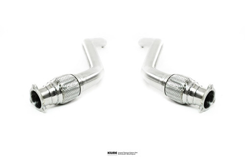 Kline Audi S8 100cell cat pipe set Stainless Steel