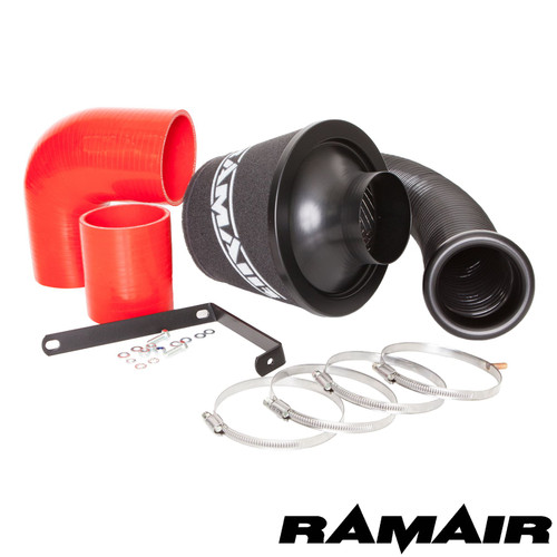 VW Golf mk5 R32 3.2 V6 Red Performance Cone Air Filter Intake Kit