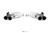 Kline Audi RS5 2.9V6 2018 cat-back valvetronic system with decat cat pipe set