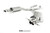 Kline Mercedes S500 coupe W222 valvetronic rear system with decat cat pipe set Stainless Steel