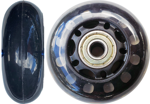 64x24mm polyurethane Inline skate wheel with bearings