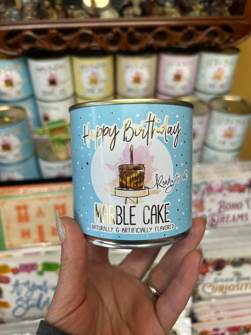 Delicious Birthday Cake in a Can at Secret Studio Store