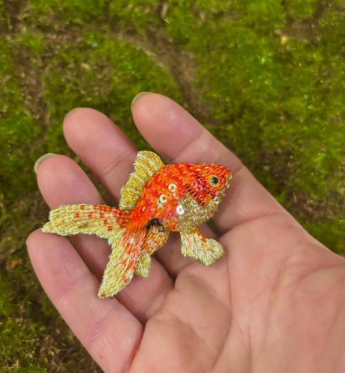 Trovelore Brooch - Fantail Goldfish