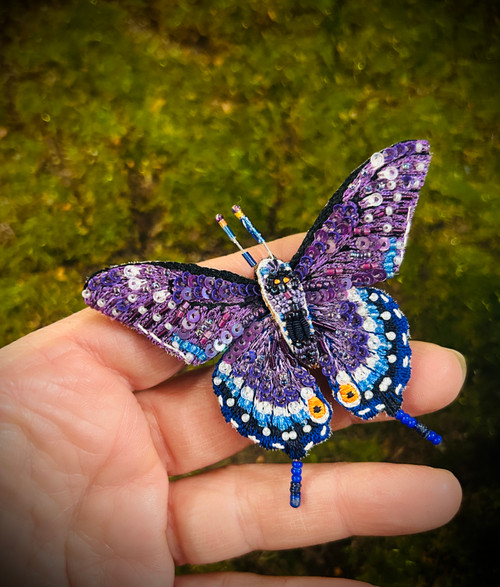 Trovelore Brooch - Eastern Black Swallowtail Butterfly