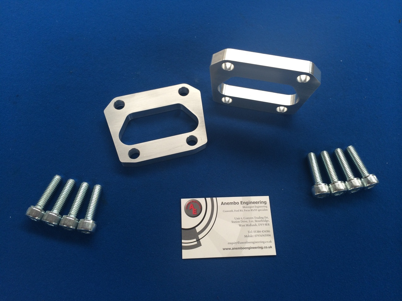 Focus RS Mk1 Billet 10mm Spacer Kit Rear Axle Handling Upgrade Anembo Engineering