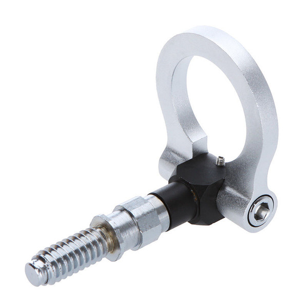 Ford Focus RS/ST Mk2 Aluminum Racing Silver Sport Tow Hook Ring Kit