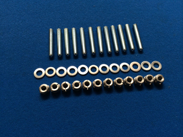 Focus MK2 RS/ST M8 Stainless Steel Exhaust Stud and Nut kit / Allen Key Inserts