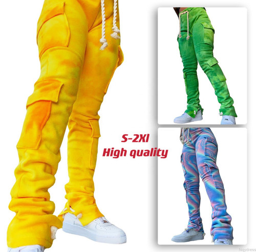 Women's Trousers Drawstring Pants Plus Size Sweat Stacked Pants Streetwear