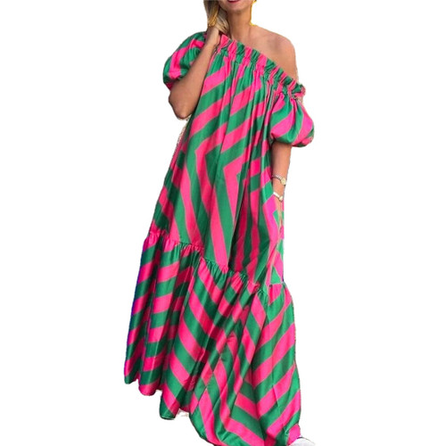 High Quality Off Shoulder Spring Elegant Dresses for Ladies