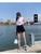 New Summer Women High Waist Button Wigh Leg Jeans Shorts Casual