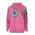 Print Ruffled Top With Middle Sleeves and Lapel Loose T-shirt for Women