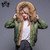 Bomber Jacket Fur Lining Women Winter Jacket Big Raccoon Fur Hood Bomber Jacket