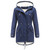 Plus size Rivets Pocket Jackets Casual Fleece Line Coats Parkas