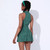 2 in 1 Sleeveless Super Soft Tennis Skirt Two Piece V Neck Sport Dress Girls