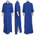 Casual Fashion Straight Long Sleeve Button Down Long Loose Shirt Dress