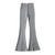 Knitted Stretch Pants Women's Ins Autumn New Casual High Waist Split Mopping