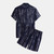 Dry Beachwear 2pcs Set Eu Urban Tuxedo Printed Floral Stylish Shirt and Shorts