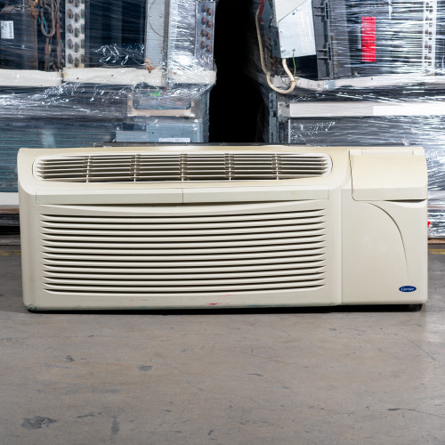 Refurbished Carrier 9,000 BTU PTAC Unit | 208/230 Volts - 20 Amp - Electric Heat - Knob Control - A Grade