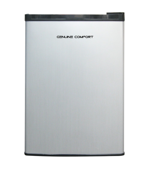 GCCF-S26LA0-1 - Genuine Comfort Compact Fridge - 2.6 cu.ft. Stainless Steel Silver, 15A, 115V