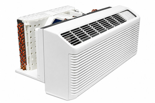 Ultra - 42" Inverter PTAC Heat Pump with Electric Heat 15,000 BTU Cooling, 5KW 30A 230/208V, R32 Refrigerant