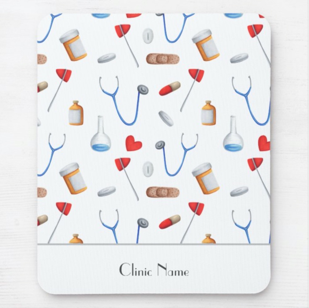 Medical Equipment Private Practice Personalized Mouse Pad Kinda Cute