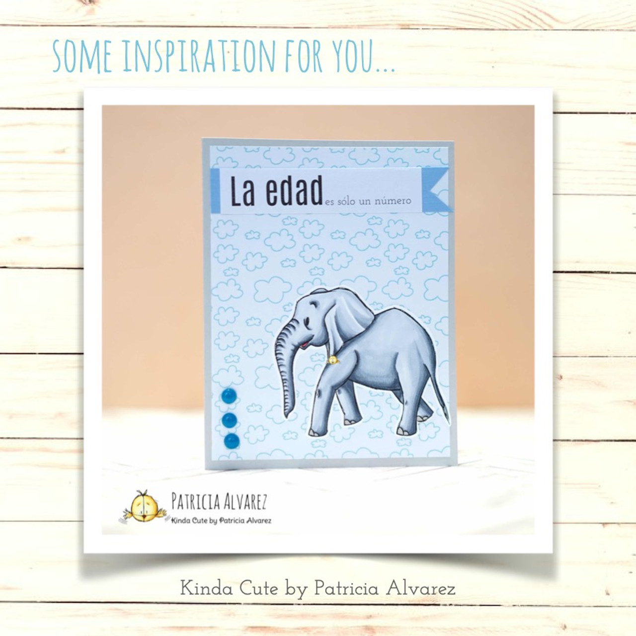 Digi Stamp Cute Baby Elephants Instant Download