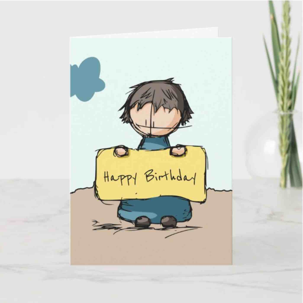 Anime Birthday Card Printable Birthday Card Japanese - Etsy