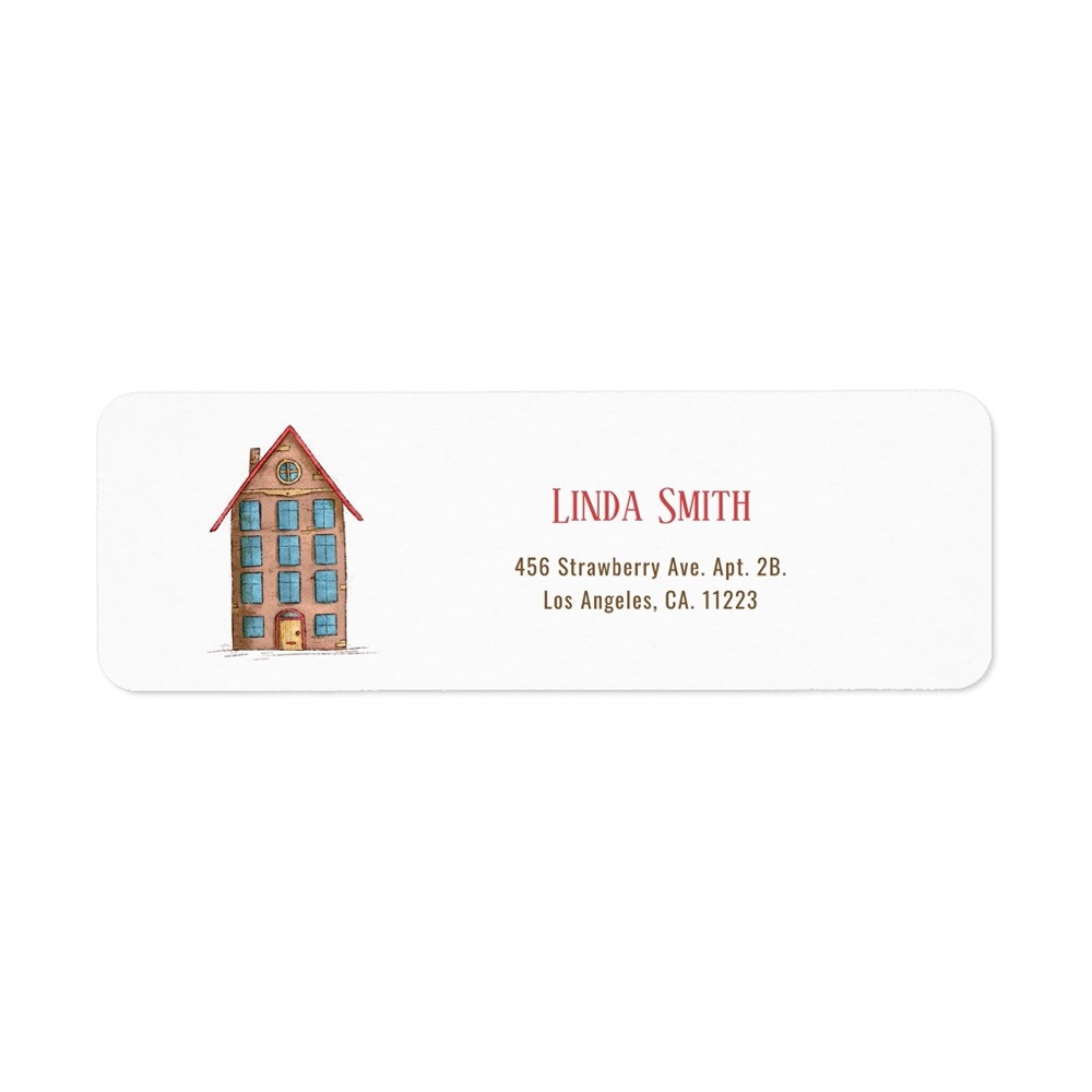 Address Labels Using Apartment Cute Stationery and Gifts | Kinda Cute by Patricia Alvarez