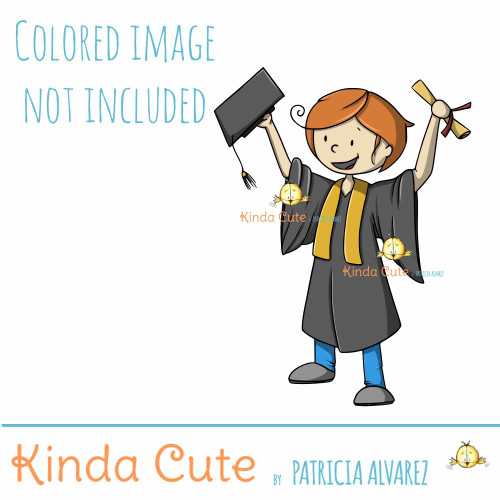 graduate digital stamp