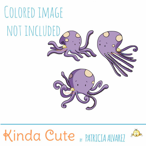 Octopus Digital Stamp Set