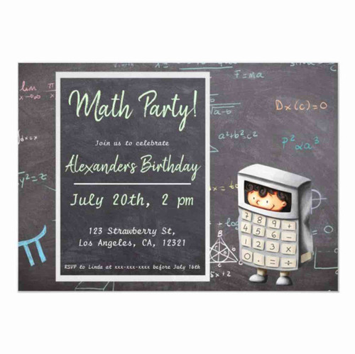 Copy of Elegant pink and gold gymnastics themed magnetic invitation