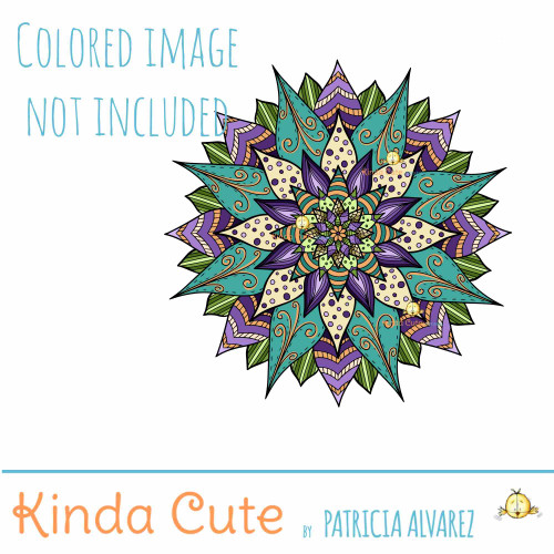 Little Flower Mandalas Digital Stamp Set Kinda Cute By Patricia Alvarez