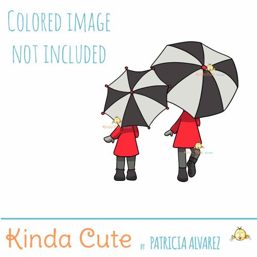 Rainy Day Digital Stamp